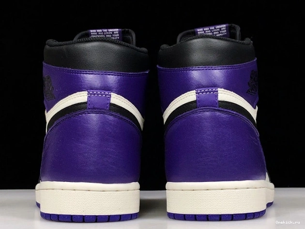 One Kick Jordan 1 555088-501 Air Court Purple 0715
